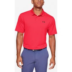 Under Armour Performance Polo Koszulka Czerwony. Czerwone podkoszulki męskie Under Armour, m, bez wzorów, z elastanu, bez rękawów. Za 257,95 zł.