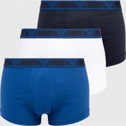 Emporio Armani - Bokserki (3 pack). Czarne bokserki męskie Emporio Armani, bez wzorów, z elastanu. Za 219,90 zł.