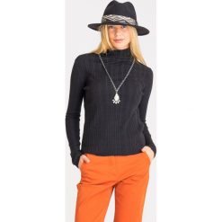 SWETER MIA Sportmax Code. Czarne swetry damskie Sportmax Code, s, bez wzorów, z wełny, bez rękawów, bez kaptura. Za 599,40 zł.