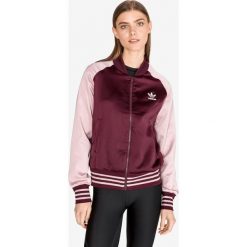 Adidas Originals Kurtka Czerwony Fioletowy. Czerwone kurtki damskie adidas Originals, na wiosnę, bez wzorów, z elastanu. Za 335,95 zł.