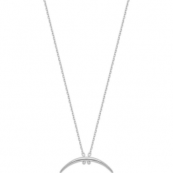 Srebrny naszyjnik - (D)40 cm. Szare naszyjniki damskie marki Alicja & Maria, srebrne. W wyprzedaży za 139,95 zł.