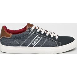 S. Oliver - Buty. Niebieskie buty sportowe męskie S.Oliver, z gumy, na sznurówki. W wyprzedaży za 129,90 zł.