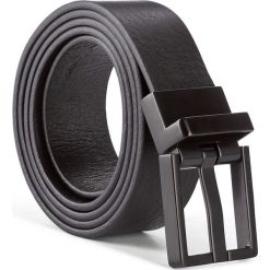 Pasek Męski CALVIN KLEIN - Monochrome Adj Buck K50K503423 100 001. Czarne paski męskie Calvin Klein, w paski, ze skóry. W wyprzedaży za 209,00 zł.