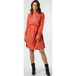 Calvin Klein - Sukienka damska, pomarańczowy. Pomarańczowe sukienki damskie Calvin Klein, bez wzorów, eleganckie, bez kołnierzyka, bez rękawów, sportowe. Za 649,95 zł.