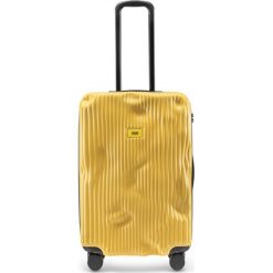 Walizki: Walizka Stripe średnia Mustard Yellow