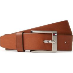 Tommy Hilfiger - Męski pasek skórzany New Aly, beżowy. Brązowe paski męskie TOMMY HILFIGER, w paski, ze skóry. Za 179,95 zł.