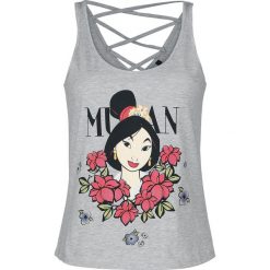 Mulan Floral Top damski odcienie szarego. Szare bluzki damskie marki Mulan, xl, w paski, z okrągłym kołnierzem, bez rękawów. Za 99,90 zł.