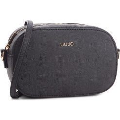 Torebka LIU JO - Xs Crossbody Manha N68082 E0087 Nero 22222. Czarne listonoszki damskie Liu Jo, ze skóry ekologicznej, zdobione. Za 389,00 zł.