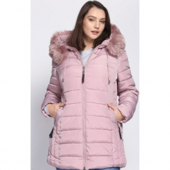 Różowa Kurtka Live Through. Czerwone bomberki damskie Born2be, na jesień, xl. Za 199,99 zł.
