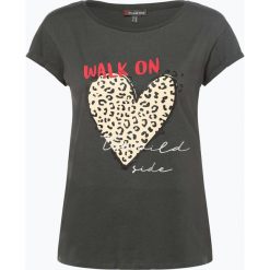 Street One - T-shirt damski, zielony. Zielone t-shirty damskie z nadrukiem, z bawełny, street. Za 69,95 zł.
