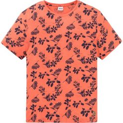 T-shirt z nadrukiem bonprix koralowy z nadrukiem. Czerwone koszulki męskie bonprix, m, z nadrukiem, z okrągłym kołnierzem. Za 37,99 zł.