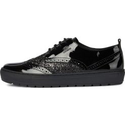 Geox tenisówki damskie Breeda D922QA 0HHEW 37.0 czarne. Czarne trampki i tenisówki damskie Geox, bez wzorów, ze skóry, bez zapięcia. Za 349,00 zł.
