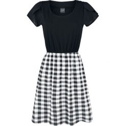 Pussy Deluxe Vichy Fantasy Dress Sukienka czarny/biały. Białe sukienki marki Pussy Deluxe, xs, z materiału. Za 79,90 zł.