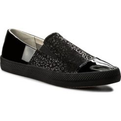 Tenisówki GEOX - D Giyo B D829FB 0DCHH C9999 Black. Czarne trampki dziewczęce Geox, bez wzorów, z gumy, bez zapięcia. W wyprzedaży za 289,00 zł.