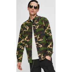 Produkt by Jack & Jones - Koszula. Szare koszule męskie marki PRODUKT by Jack & Jones, s, bez wzorów, z bawełny, casualowe, z włoskim kołnierzykiem, z długim rękawem. W wyprzedaży za 89,90 zł.