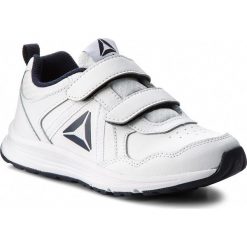 Buty Reebok - Almotio 4.0 2V CN4220 White/Col Navy/Pewter. Białe buty chłopięce sportowe Reebok, ze skóry ekologicznej, na rzepy. Za 129,00 zł.