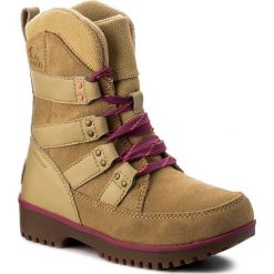 Kozaki dziewczęce: Śniegowce SOREL – Youth Meadow Lace NY2414 Curry/Deep Blush 373