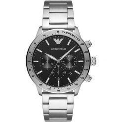 Emporio Armani - Zegarek. Szare zegarki męskie Emporio Armani, ze stali. W wyprzedaży za 1099,00 zł.