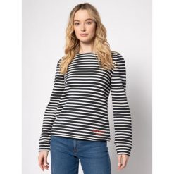 Bluza Pepe Jeans Belen PL580910. Niebieskie bluzy damskie Pepe Jeans, xs, bez wzorów, z bawełny, bez rękawów, bez kaptura. W wyprzedaży za 239,00 zł.