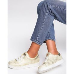 Żółte Sneakersy Get In. Żółte buty sportowe damskie Renee, bez wzorów, sportowe. Za 69,99 zł.