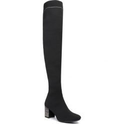 Muszkieterki SCA'VIOLA - B-159 Black. Czarne kozaki damskie ze skóry. W wyprzedaży za 319,00 zł.