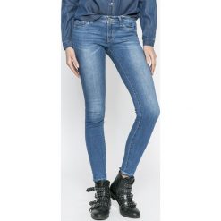 Tally Weijl - Jeansy. Niebieskie jeansy damskie rurki marki TALLY WEIJL, z obniżonym stanem. W wyprzedaży za 99,90 zł.
