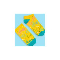 BananaSocks - stopki Bicycle. Szare skarpetki damskie Banana socks, bez wzorów. Za 19,99 zł.