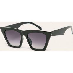 Answear Lab - Okulary przeciwsłoneczne. Czarne okulary przeciwsłoneczne damskie Answear Lab. Za 59,90 zł.