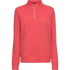 Bluza z zamkiem, długi rękaw bonprix jasny koralowy. Czerwone bluzy rozpinane damskie bonprix, z długim rękawem, długie. Za 54,99 zł.