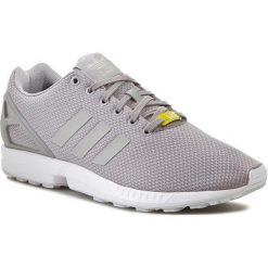 Buty adidas - ZX FLUX M19838 Alumin/Runwhi. Szare buty sportowe damskie Adidas, na co dzień, bez wzorów, z gumy, bez obcasa, na płaskiej podeszwie, bez zapięcia. W wyprzedaży za 269,00 zł.