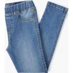 Mango Kids - Jeansy dziecięce Rosannah 110 cm. Niebieskie jeansy dziewczęce Mango Kids, z bawełny. W wyprzedaży za 29,90 zł.