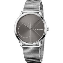 Calvin Klein Minimal Zegarek Srebrny. Szare zegarki męskie Calvin Klein, srebrne. Za 917,95 zł.