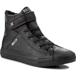 Trampki BIG STAR - Y174020F Black. Czarne trampki męskie BIG STAR, bez wzorów, z gumy, klasyczne, bez zapięcia. Za 129,00 zł.