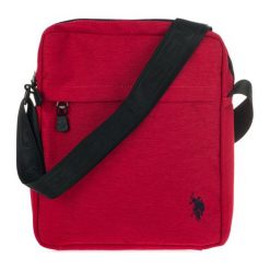U.S. POLO ASSN. torba unisex Knock in Medium Crossbody czerwona. Czerwone torebki klasyczne damskie U.S. Polo Assn., bez wzorów, bez dodatków. Za 169,00 zł.