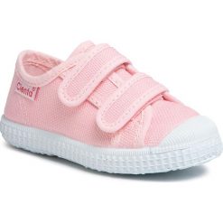 Trampki CIENTA - 78020 Rosa 03. Różowe trampki dziewczęce Cienta, bez wzorów, z gumy, na rzepy. Za 99,00 zł.