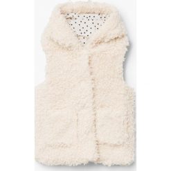 Mango Kids - Bezrękawnik dziecięcy Azucena 104-164 cm. Szare kamizelki dziewczęce marki Mango Kids, z bawełny. W wyprzedaży za 49,90 zł.