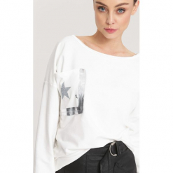 Biała Bluzka Angle Star. Białe bluzki longsleeves other, uniwersalny, retro. Za 69,99 zł.