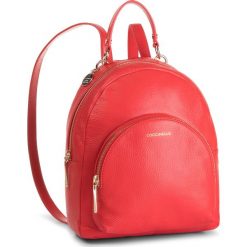 Plecak COCCINELLE - ES5 Alpha E1 ES5 14 01 01 Polish Red R08. Czerwone plecaki damskie Coccinelle, bez wzorów, ze skóry, eleganckie. W wyprzedaży za 1099,00 zł.