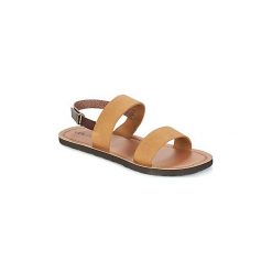 Sandały Volcom STONE SLIDE. Pomarańczowe sandały damskie marki Volcom, bez wzorów, bez obcasa, bez zapięcia. Za 191,20 zł.