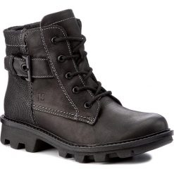 Trapery JOSEF SEIBEL - Marylin 03 69503 VL784 100 Schwarz. Czarne trapery damskie Josef Seibel, ze skóry, bez obcasa, bez zapięcia. W wyprzedaży za 259,00 zł.