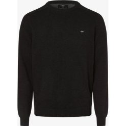 Fynch-Hatton - Sweter męski, szary. Szare swetry męskie Fynch-Hatton, xl, bez wzorów, z bawełny, eleganckie, bez kołnierzyka, bez kaptura. Za 229,95 zł.