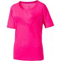 Topy sportowe damskie: Puma Koszulka Sportowa Heather Cat Tee Pink Heather