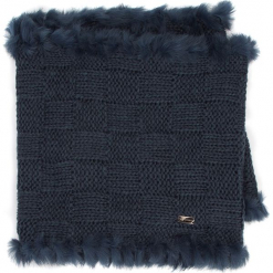 Komin damski 87-7F-006-7. Niebieskie kominy damskie Wittchen, z dzianiny. Za 125,00 zł.