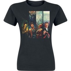 Bluzki damskie: Doctor Who Alice X Zhang Four Doctors Koszulka damska czarny