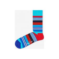 Happy Socks Multi stripe Skarpetki Niebieski Czerwony. Czerwone skarpetki męskie Happy Socks, w paski, z elastanu. Za 51,95 zł.