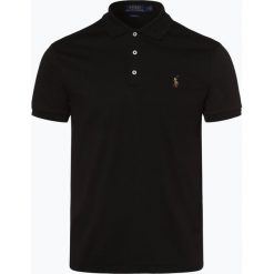 Polo Ralph Lauren - Męska koszulka polo – Slim fit, czarny. Czarne koszulki męskie Polo Ralph Lauren, m, z haftami, z bawełny, klasyczne, polo, bez rękawów. Za 499,95 zł.