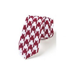 Krawat męski PEPITO BORDO. Czerwone krawaty męskie marki HisOutfit, z materiału. Za 129,00 zł.