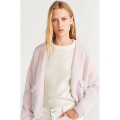 Mango - Sweter Blush. Różowe swetry damskie Mango, s, bez wzorów, z dzianiny, bez rękawów, bez kaptura. Za 229,90 zł.