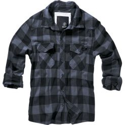 Brandit Checkshirt Koszula czarny/szary. Szare koszule męskie marki Brandit, xl, z bawełny, klasyczne, z klasycznym kołnierzykiem, z długim rękawem. Za 144,90 zł.