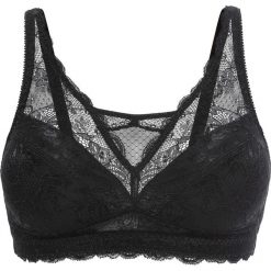 Biustonosz bralette bez fiszbinów bonprix czarny. Czarne biustonosze bonprix, bez wzorów. Za 54,99 zł.